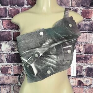 Hard In The Paint Denim Top